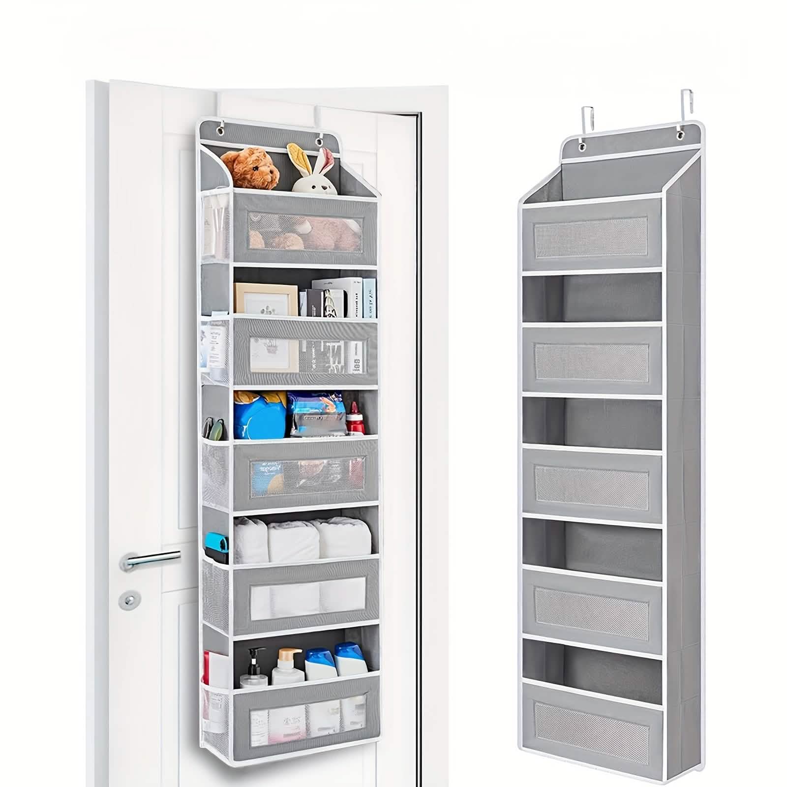 5-Tier Over-the-Door Storage Organizer – Holds Up to 44 lbs