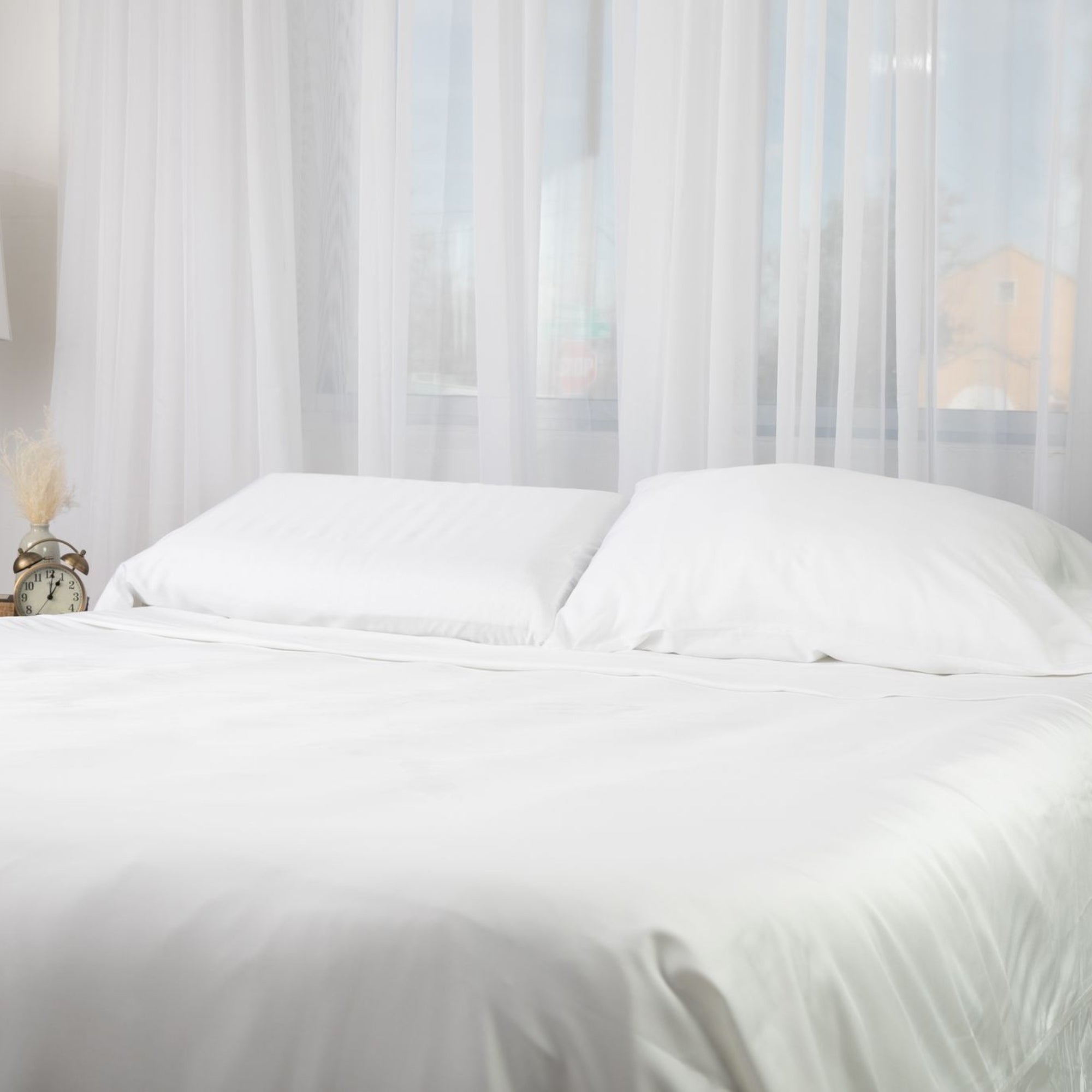 100% Bamboo Viscose Sheet Set (4 Pieces) – Silky Soft, Cooling & Hypoallergenic | Queen, King, Cal King