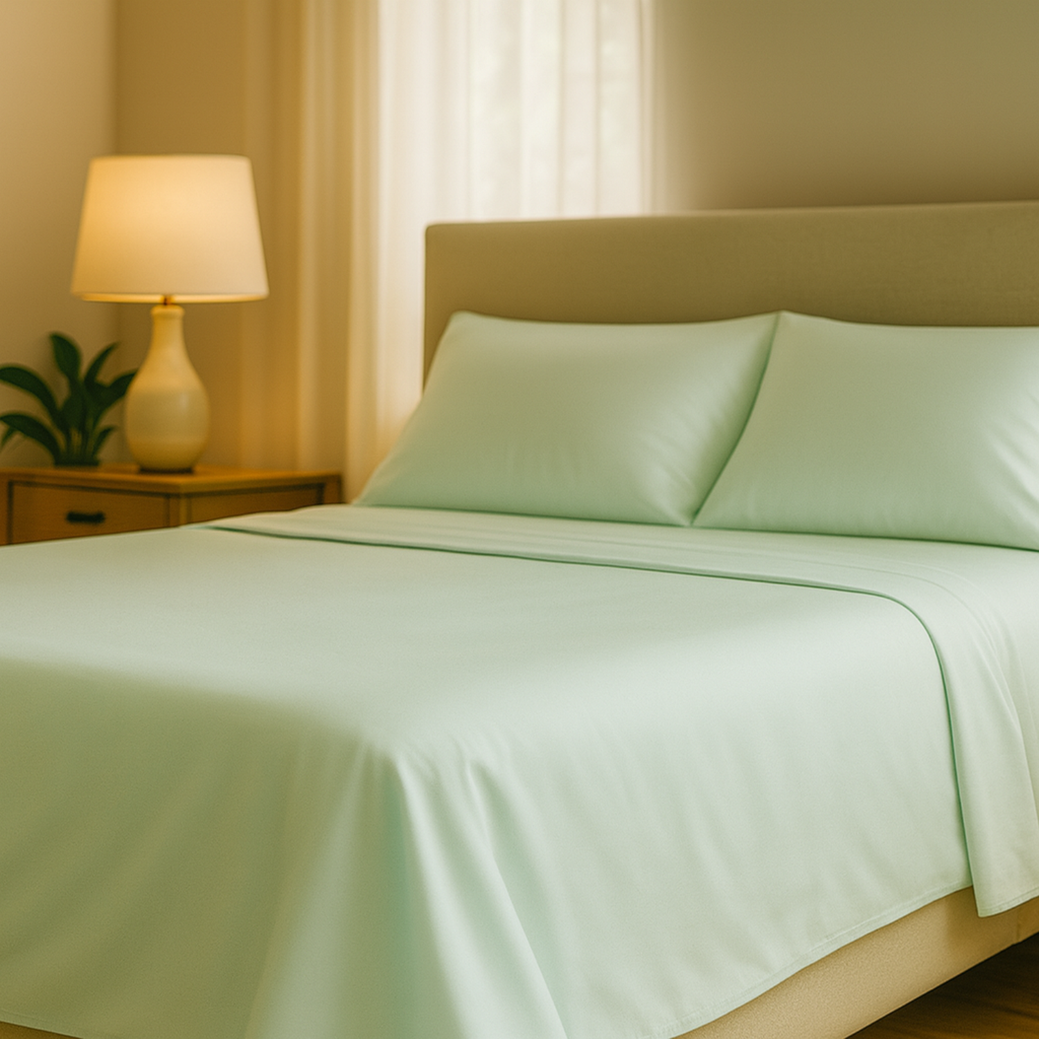 100% Bamboo Viscose Sheet Set (4 Pieces) – Silky Soft, Cooling & Hypoallergenic | Queen, King, Cal King