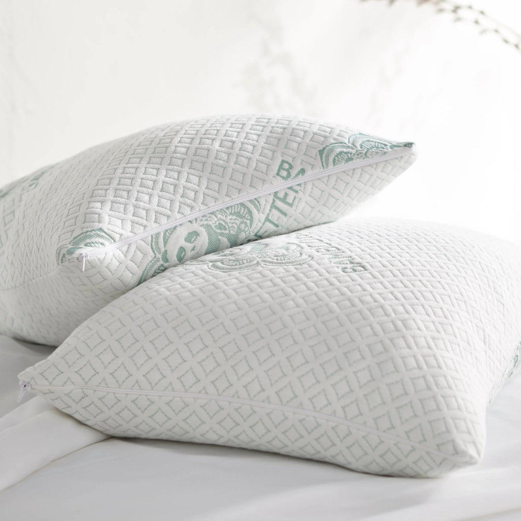 Adjustable Bamboo Cooling Pillow – Shredded Memory Foam, Hypoallergenic | Queen & King