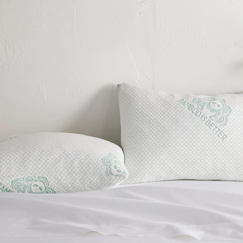 Adjustable Bamboo Cooling Pillow – Shredded Memory Foam, Hypoallergenic | Queen & King
