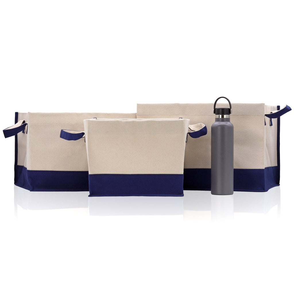 Canvas Storage Tote Bag – Nursery, Toy & Mudroom Organizer | S, M, L & Bundle